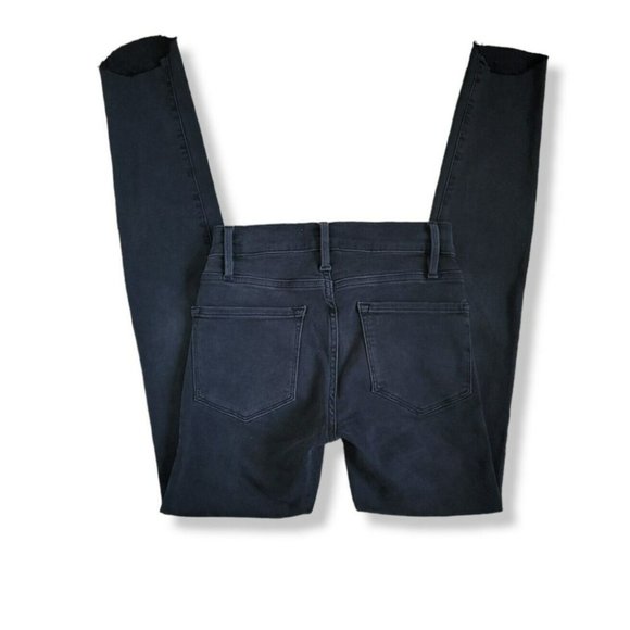 FRAME Le Skinny De Jeanne Ankle Jeans Taw Hem In Delmar Wash Size 24 - Picture 9 of 12